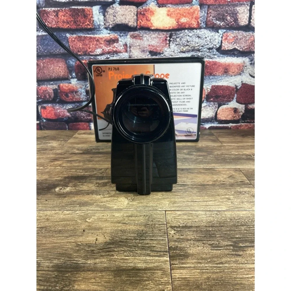 Vintage Projecta PJ768 Slide Projector Scope Retro Photography Viewer